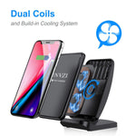 INVZI 10W Qi Turbo Wireless Charger with Cooling Fan