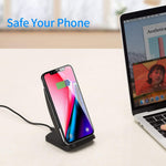 INVZI 10W Qi Turbo Wireless Charger with Cooling Fan